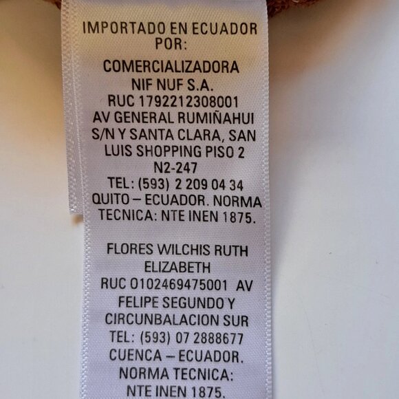 NAF NAF Paris LACE top knit sweater Sz S Café Caramelo Color BOHO SUMMER OFFICE - Picture 12 of 13